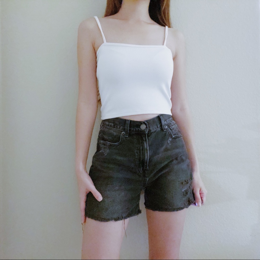 Brandy Melville White Faye Top